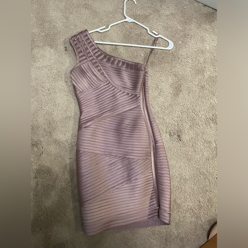 Bcbg “Eden” mauve dress
